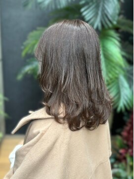 イヴ 新浦安店(Eve) ゆるふわウルフレイヤーミディアム大人女子ツヤ髪