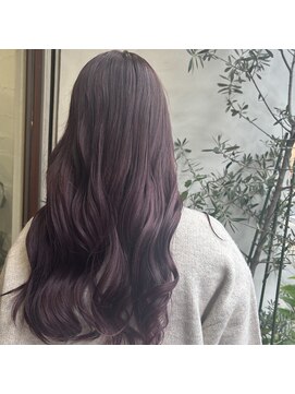 アン(Hair make un) ピンクラベンダー