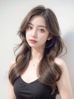 ヘアサロン エフ 渋谷(F)&nbsp;#韓国レイヤーカット＃ベージュ#20代30代40代