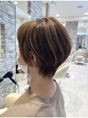 ショート ハイライト