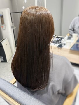 バイエイト(X８) ◎オリーブグレージュ/オリーブベージュ/地毛風ストレート