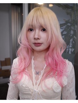 レコ 渋谷(LECO) ブロンド×ピンク