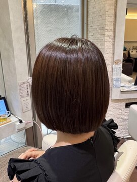 ヴィサージュプラス(VISAGE plus) 縮毛矯正で作る丸みボブ！