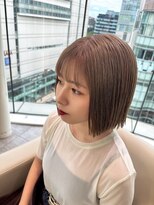 エアー 福岡(AIR)&nbsp;パツッとボブ×ミルクティーベージュ