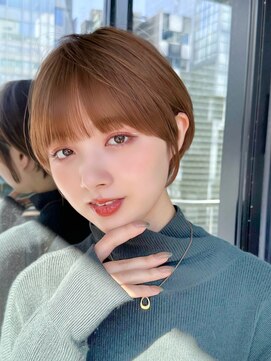 アマトウキョウスマートサロン(AMA TOKYO×Smart Salon) 韓国風巻き　小顔ショート　ハンサムショート