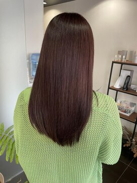 スタイル 茅ケ崎(STYLE) ［風花］艶々ピンクブラウン/酸熱トリートメント