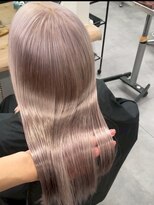 ベレーザ 渋谷(BELEZA) 16053ブリーチ&ダブルカラーナチュラルブラウンパールベージュ