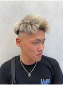 パイルツイスト×ホワイトハイライト