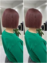 ローリン(Rolling)&nbsp;【RURI】10代20代/切りっぱなしボブ/ピンク/福岡天神