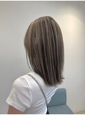 ハイライト/ハッシュカット/クラゲヘアー/黒髪カタログ/一宮