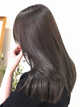 アリー 原宿 表参道(ALLY)&nbsp;【ブリーチ無し】シアーグレージュ／7トーン