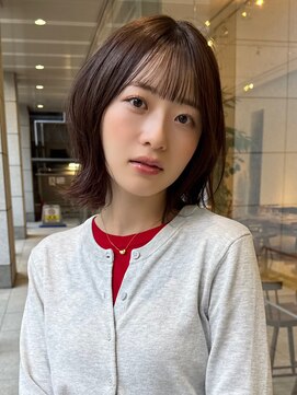 キイ ギンザ(k.e.y GINZA) ヘーゼルブラウン/顔まわりレイヤー/銀座/東銀座/新橋/築地