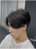 毛流れセンターパート