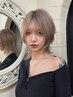 【学割U24】カット＋ダブルカラー(ケアブリーチ)＋トリートメント￥16500