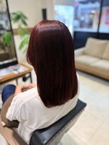 ケンジ 南林間(KENJE)&nbsp;艶感たっぷり♪深みのあるチェリーレッドカラー