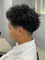 エルマーク 本山(L-MARK)&nbsp;スパイキーショート/アップバング/ツーブロック/メンズ/眉毛