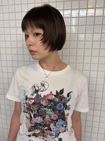 ロールアップスリーブス(ROLL UP SLEEVES)&nbsp;ぷつっとbob /shaggyな顔まわり．