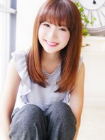 ヘア ジュレ ドゥ(hair jurer deux)&nbsp;【ヘアジュレドゥ 花井 】 さら艶カワイイ☆ストレートセミディ