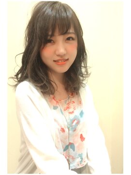 ラウンジ モリオ イケブクロ(Lounge MORIO Ikebukuro) 【morio池袋】色っぽさのあるアッシュベージュセミロング