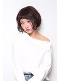 クセ毛風ふんわりボブ