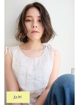ラレイ(Lalei) 【 表参道/青山】ブランジュ×くせ毛風ボブ【ささき】