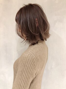 アルバム 渋谷パルコ(ALBUM) カーキアッシュレイヤーボブ_アッシュブラウン_ba278841