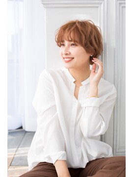 トティア 梅田(Totia) 【Totia梅田】大人かわいいショート×ことりベージュ