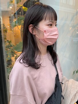 ヘアー アイス ルーチェ(HAIR ICI LUCE) ラベンダー ラベージュ 透明感カラー グレージュ 担当落合