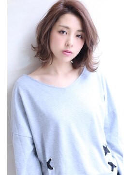 オーロ(ORO) 大人ボブのラベンダーベージュ