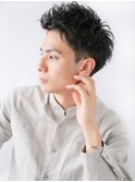 爽やかアップバングショート