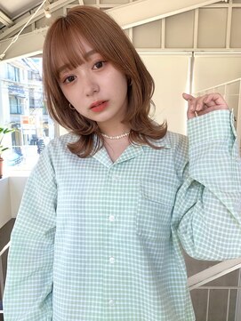 アクアオモテサンドウ(ACQUA omotesando) ◇小顔になれる♪ミディアムウルフカット！