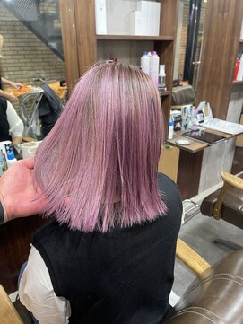 ラフ(LAFF) #黒髪#ボブルフ#ネビージュ#小顔#ワンレン