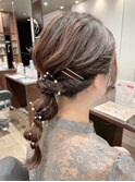 お呼ばれヘアセット