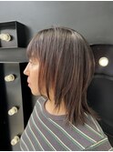 ナチュラルウルフストレート