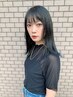 【Lia限定☆】デザインカット+ポイント縮毛矯正+アミートリートメント