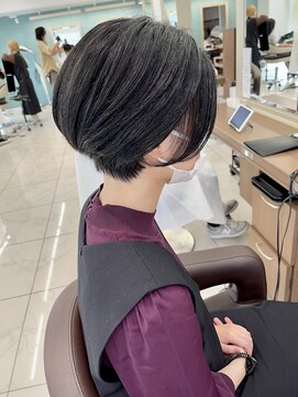 アッシュ 下北沢店(Ash) 黒髪でも素敵！大人かわいいショートボブ