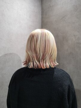 ネアー 新潟(NEER) 切りっぱなしボブ/エアリーロング/美髪/ピンクブラウン[新潟駅]