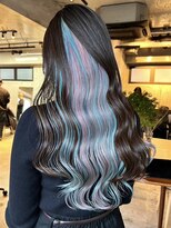 エインアンリー 明治神宮前(AIN.ANLY.)&nbsp;◯アクセントアラーインナーカラーラベンダーアンブレカラー