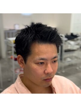 ルースト 西院店(ROOST) スパイキーショート ／メンズショート／ブリーチ／モテヘア