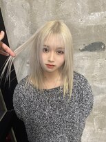 ガルボ ヘアー(garbo hair) ハイトーン ケアブリーチ ホワイトカラー 10代 20代