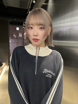 ペレ 栄店(PELE) 黒髪/ボブルフ/ネビージュ/小顔/ワンレン/栄/髪質改善/前髪