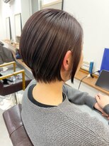 ランプ(Lamp)&nbsp;白髪染め/髪質改善/中野/ボブショート ビフォアー＆アフター