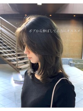 シティ(CITY) かきあげ前髪 レイヤーカット 表参道