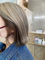 ジーナ 船橋(Zina)&nbsp;髪質改善＊マチルダボブアッシュカラー＊美髪【Zina船橋】