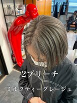 シャンプーボーイ セントラル 博多(SHAMPOO BOY central) ショート/ショートボブ/ハイライト/切りっぱなし/博多