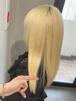 リグ 横浜(Lig.)&nbsp;抜きっぱなしブリーチカラーダブルカラーホワイトブロンド横浜駅