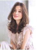 ☆ホワイトグレージュミニウルフデジタルパーマチェリーブラウン