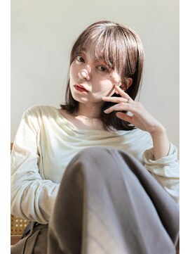 ミットバイツリー センター北(mit by tree) クラゲヘアーボブマロンベージュ