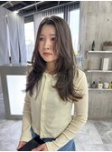 レイヤーカット☆オリーブベージュ☆