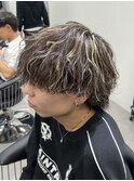 ハイライトカラー&ツイストスパイラルパーマ